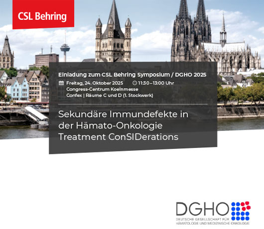 Sekundäre Immundefekte in der Hämato-Onkologie – Treatment ConSIDerations
